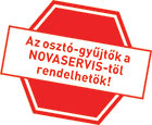 Az osztó-gyűjtők a NOVASERVIS-töl rendelhetök!