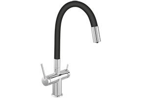 Filtrata - konyhai csaptelep flexibilis kifolyócsővel, szűrt vízhez, króm