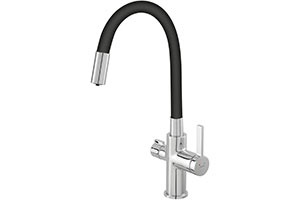 Filtrata - konyhai csaptelep flexibilis kifolyócsővel, szűrt vízhez, króm